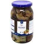 Маслята Metro Chef маринованные с чесноком и укропом 850г