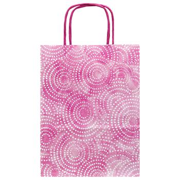 Подарунковий пакет Happycom Крафт Ornament 16*8*21см - купити, ціни на МегаМаркет - фото 3