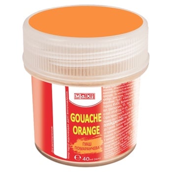 Color Gouache Orange 40ml MX60159 - buy, prices for - photo 1