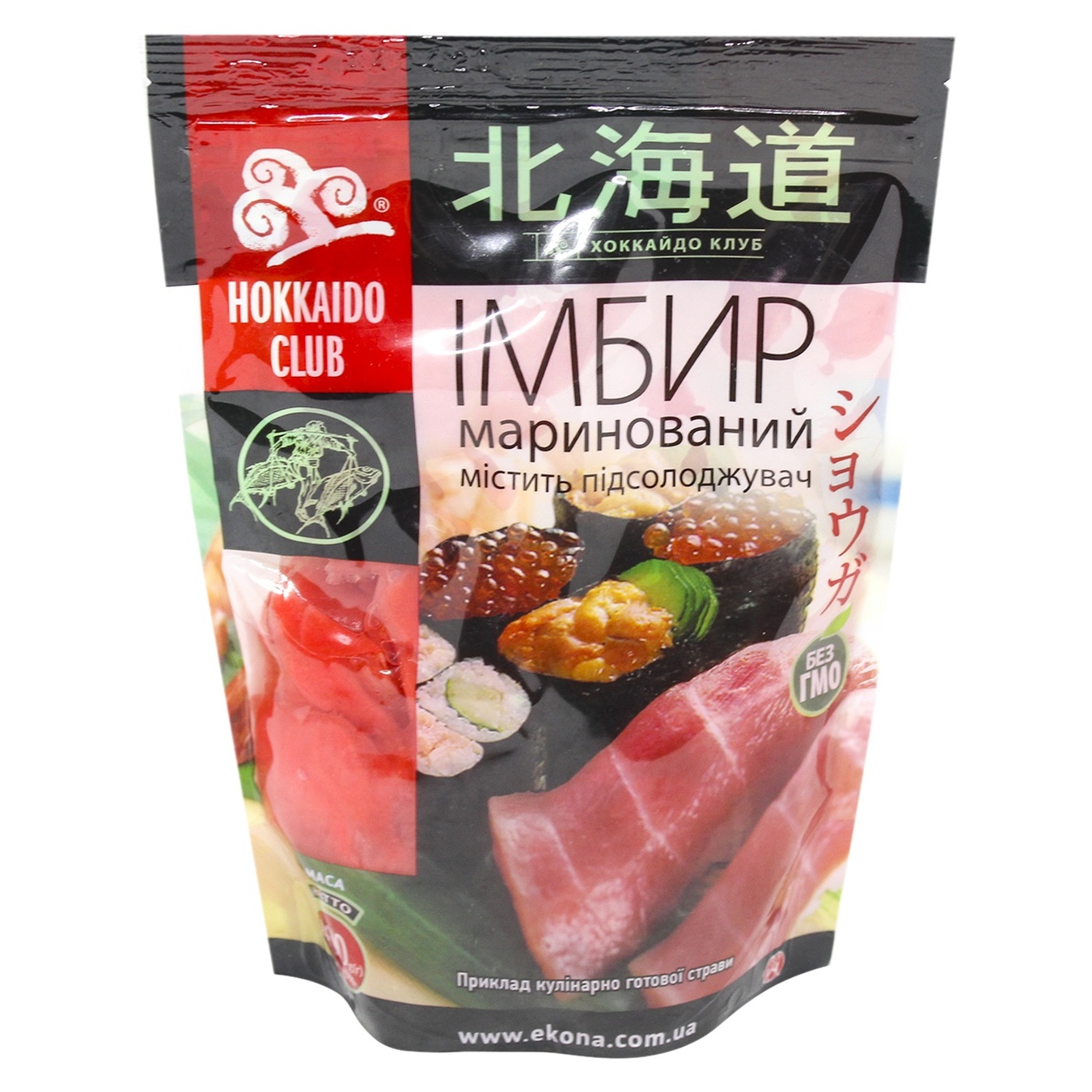 

Имбирь Hokkaido Club маринованный розовый 400г