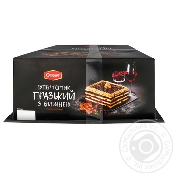 Sladkov Prague Cake with Cherries 1.5kg - buy, prices for Auchan - photo 1