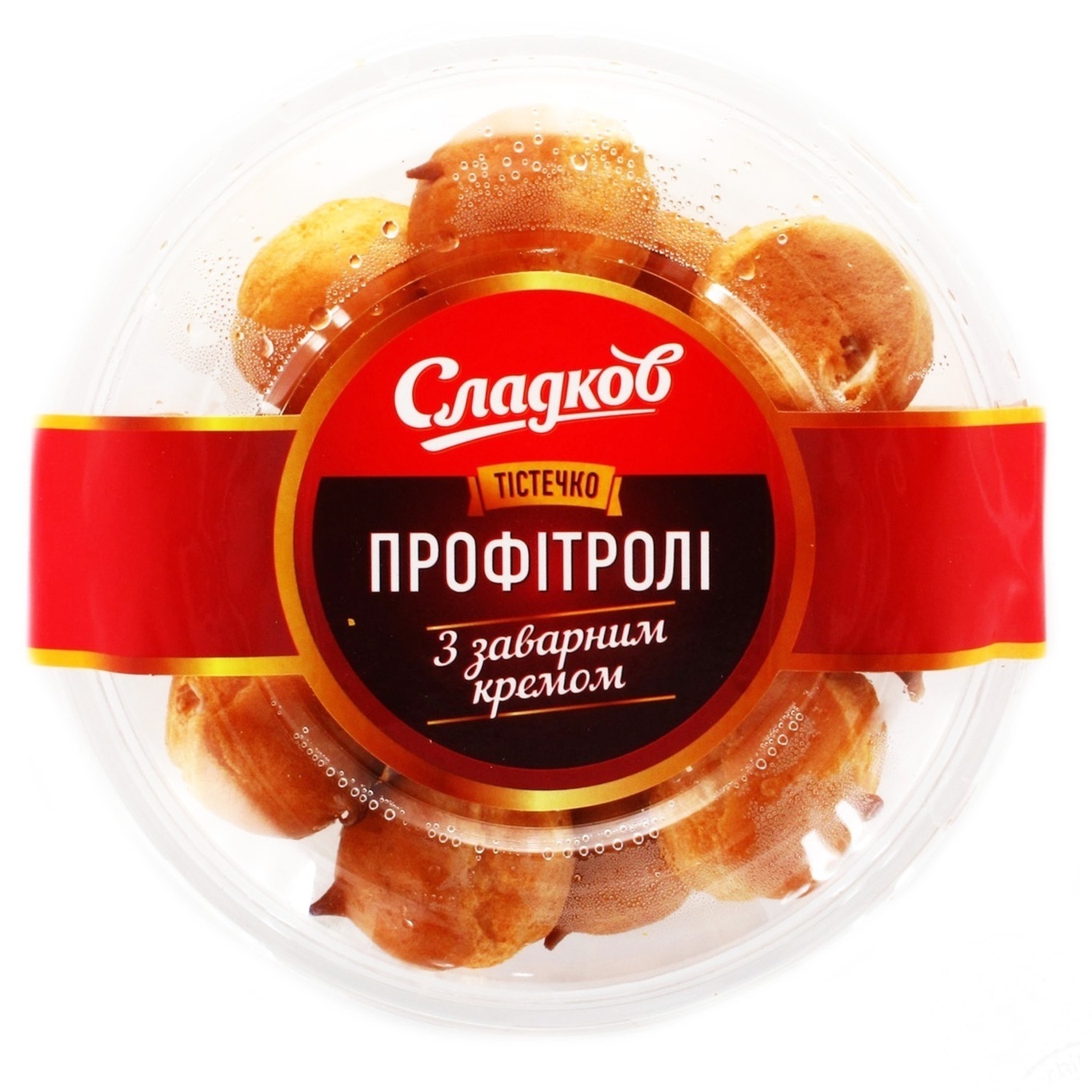 

Профитроли Сладков с заварным кремом 180г