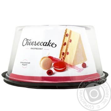 Торт Nonpareil Cheesecake з малиною 1кг - купити, ціни на Auchan - фото 1