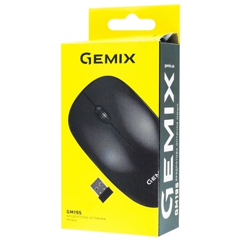 Gemix GM195 Wireless Black Mous - buy, prices for Auchan - photo 1