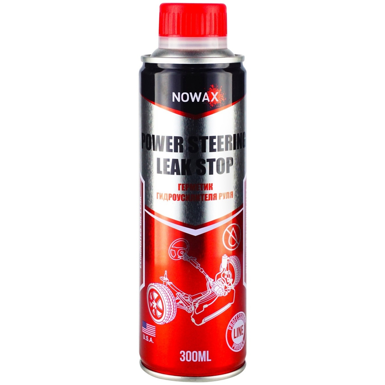

Герметик Nowax Power Steering Leak Stop гидроусилителя руля 300мл