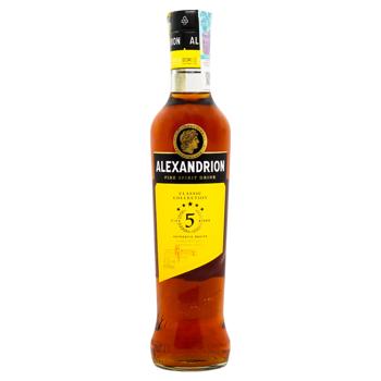 Напій алкогольний Alexandrion 5* 37,5% 0,5л - купити, ціни на AlcoHub - фото 1