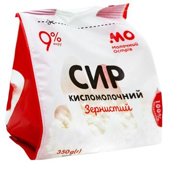Творог Молочный остров Зернистый 9% 350г - купить, цены на Чудо Маркет - фото 4