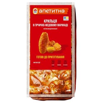 Крыльца куриные Наша Ряба Аппетитная в горчично-медовом маринаде неострые охлажденные ~1,3кг