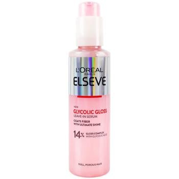 Сироватка L'Oréal Paris Elseve Glycolic Gloss для пом`якшення волосся 150мл