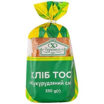 Хлеб тост Теремно Кукурузный вкус нарезанный 330г