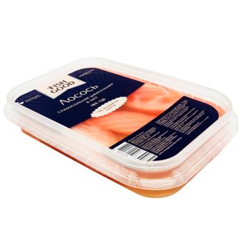 Лосось Fish Good филе-кусочки в масле 180г - купить, цены на Чудо Маркет - фото 2