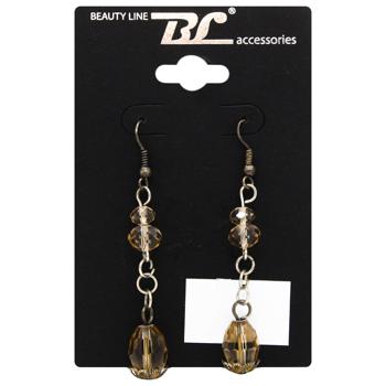 Beauty Line Earrings 2pcs 305110 - buy, prices for ULTRAMARKET - photo 1