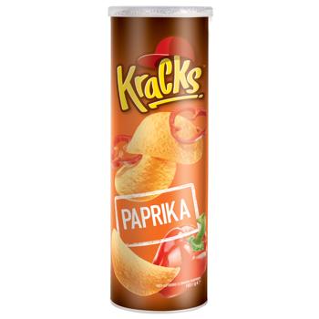 Чипсы Kracks со вкусом паприки 160г - купить, цены на Идеал - фото 1