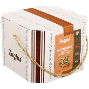 Панетоне Zaghis Scrigno абрикос та карамель 750 г - купить, цены на Эпицентр FOOD - фото 1