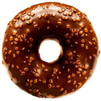 Донат Choc Almighty с шоколадными крошками 56г - купить, цены на Auchan - фото 1