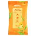 Novus Wet Wipes with a Decoction of Herbs 15pcs