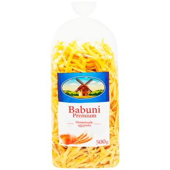 Babuni Premium №5 Egg Noodles Pasta 500g - buy, prices for Torba - photo 1