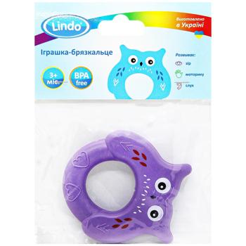 Игрушка-погремушка Lindo Сова в ассортименте - купить, цены на - фото 2