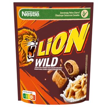 Сніданок сухий LION® Wild Crush подушечки з карамеллю 350г - купити, ціни на Ідеал - фото 1