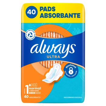 Always Ultra Normal 1 Hygienical Pads 40pcs - buy, prices for - photo 3