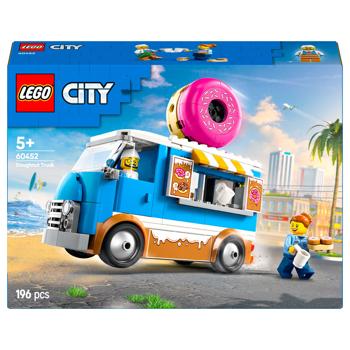 Lego City Doughnut Truck Construction Set