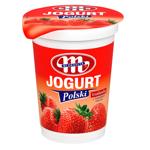Йогурт Mlekovita Полуниця 2,5% 350г