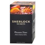 Sherlock Secrets Pleasure Time Black Tea with Rose and Orange Petals with Tropical Fruit Aroma 1.8g*22pcs