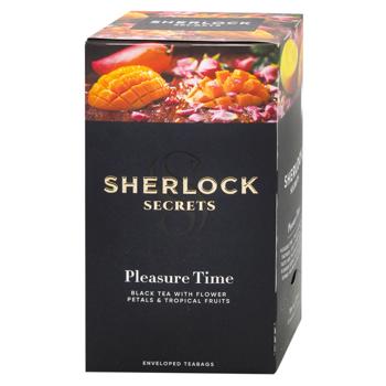 Sherlock Secrets Pleasure Time Black Tea with Rose and Orange Petals with Tropical Fruit Aroma 1.8g*22pcs