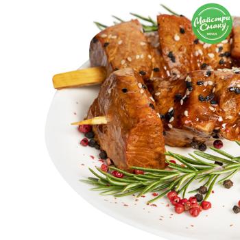 Hot Smoked Salmon Pieces in Unagi Sauce
