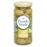 Оливки зеленые Feudo Verde Manzanilla фаршированнные лимоном 240г