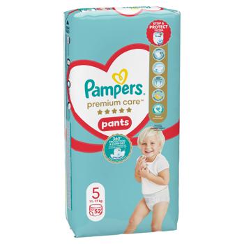 Підгузки-трусики Pampers Premium Care Junior 5 12-17кг 52шт - купити, ціни на NOVUS - фото 3