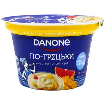 Danone Greek Style Mango-Grapefruit Yogurt 3.5% 150g - buy, prices for METRO - photo 1