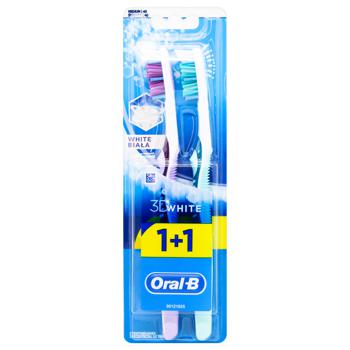 Зубна щітка Oral-B 3D White Відбілювання середня - купити, ціни на - фото 6