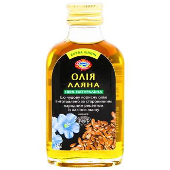Олія лляна Golden Kings of Ukraine екстра вірджин 100мл - купити, ціни на КОСМОС - фото 4