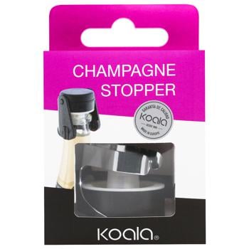 Koala Black Drop Stopper for Sparkling Wine - buy, prices for WINETIME - photo 3