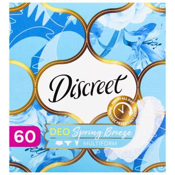 Discreet Spring Breeze Deo Daily Pads 60pcs - buy, prices for Vostorg - photo 1