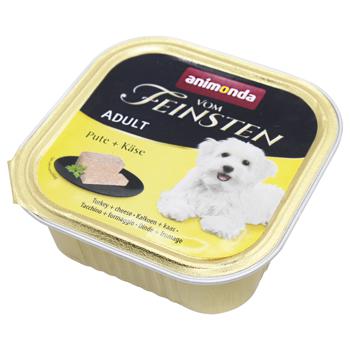 Animonda Vom Feinsten Wet Food with Turkey and Cheese for Adult Dogs of All Breeds 150g - buy, prices for MasterZoo - photo 2