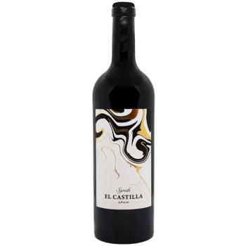 Вино El Castilla Syrah красное полусухое 14% 0,75л - купить, цены на WINETIME - фото 1