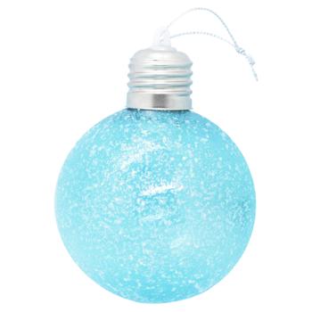 Blue Christmas Ball with Lighting 8cm - buy, prices for Tavria V - photo 1