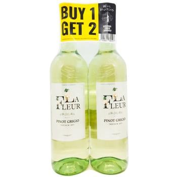 Вино La Fleur Pinot Grigio біле сухе 11,5% 2х0,75л - купити, ціни на Восторг - фото 1