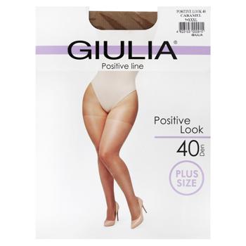 Колготы женские Giulia Positive Look 40 Den р.7 Caramel - купить, цены на NOVUS - фото 1