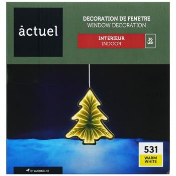 Фігурка Actuel ялинка, дзвіночок, зірка 16 см в асортименті - купити, ціни на Auchan - фото 3