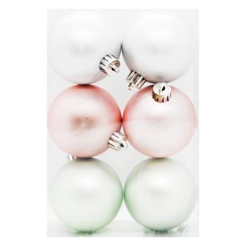 Chomik Matte Christmas Balls 6cm 6pcs - buy, prices for MegaMarket - photo 2