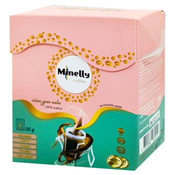 Дріп-кава Minelly шоколад, вишня, кокос, тірамісу, айріш крем 10г*5шт - купити, ціни на Чудо Маркет - фото 1