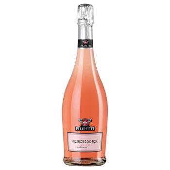 Filipetti Prosecco Rose Dry Sparkling Wine 11% 0.75l - buy, prices for Za Raz - photo 1