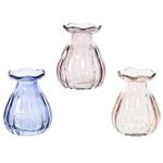 Decoris Glass Vase 7x9cm in assortment