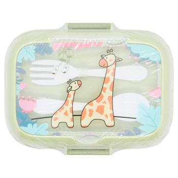 Zed Lunch Box with Cutlery 17.5x14.8x8cm - buy, prices for - photo 2