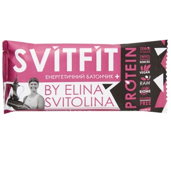 Батончик SvitFit энергетический Вишня 50г - купить, цены на - фото 1