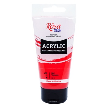 Rosa Studio Red Acrylic Paint 75ml - buy, prices for Auchan - photo 4