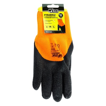 Werk Protective Knitted Gloves Size 10 - buy, prices for Auchan - photo 1